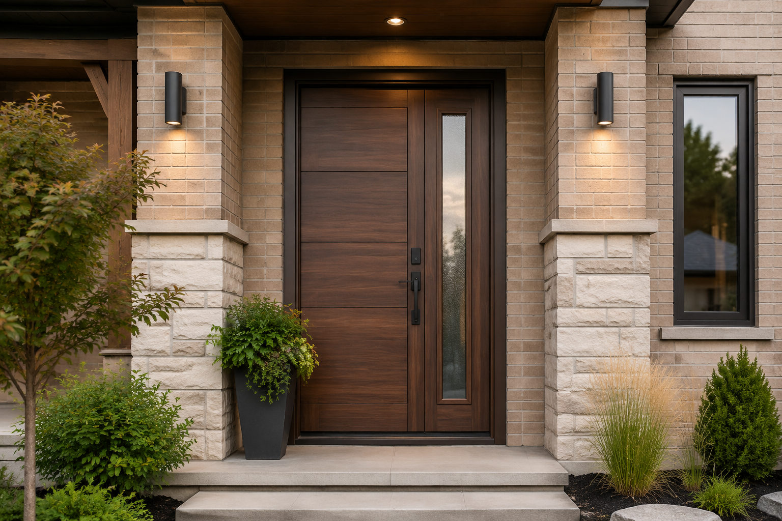 Fiberglass entry door system available for Unionville homeowners