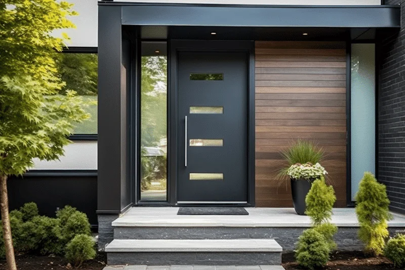 Custom entry door replacement for an Oshawa home